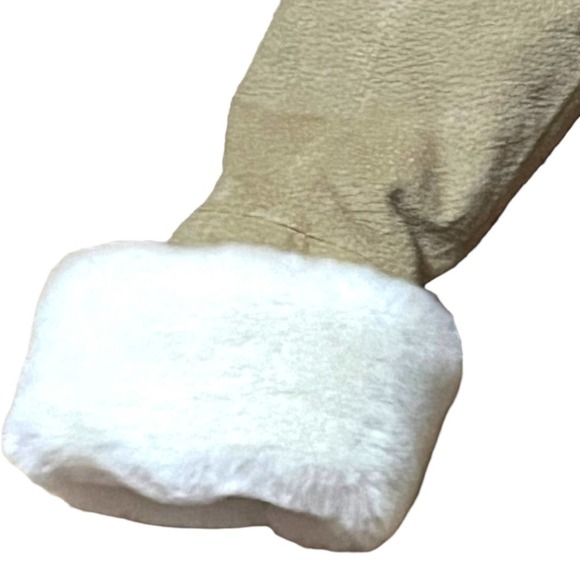 Wilsons Leather Suede Jacket, Large, Faux Fur-Lined Shawl Collar - Picture 5 of 9